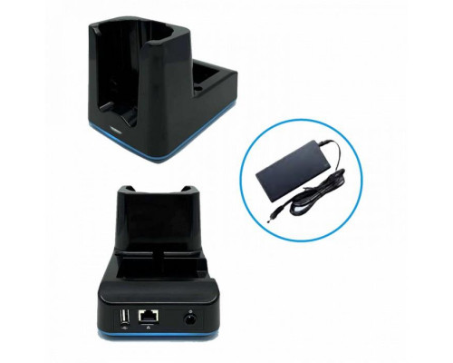 Купить Зарядно-коммуникационная подставка для терминала HT730, Ethernet, USB-host, БП без сетевого кабеля от Unitech