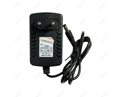Купить Блок питания 24V, 2A, 48W, 5.5х2.5 мм (ст-7.2) от