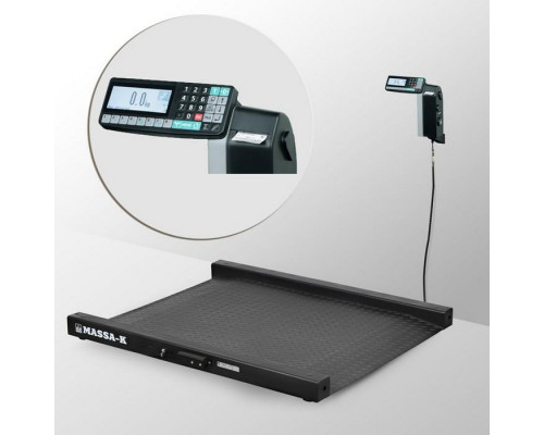 Купить Весы платформенные с печатью этикеток Масса-К 4D-LM-10/10-1000-RL от Масса-К