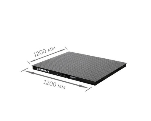 Купить Весы платформенные с печатью этикеток Масса-К 4D-PM-12/12-3000-RP от Масса-К