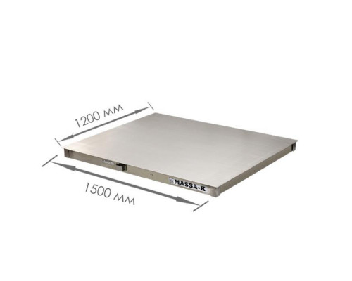 Купить Весы платформенные с печатью этикеток Масса-К 4D-PM.S-15/12-3000-RP от Масса-К