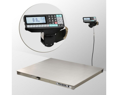 Купить Весы платформенные с печатью этикеток Масса-К 4D-PM.S-12/10-1000-RP от Масса-К