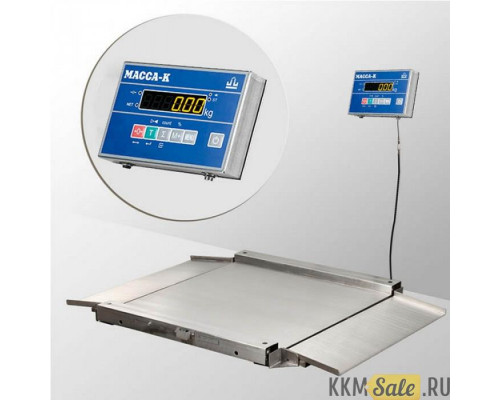 Купить Весы платформенные с пандусом Масса-К 4D-LA.S-15/12-2000-AB(RUEW) от Масса-К