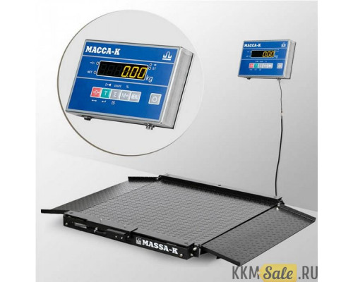 Купить Весы платформенные с пандусом Масса-К 4D-LA-15/12-2000-AB от Масса-К