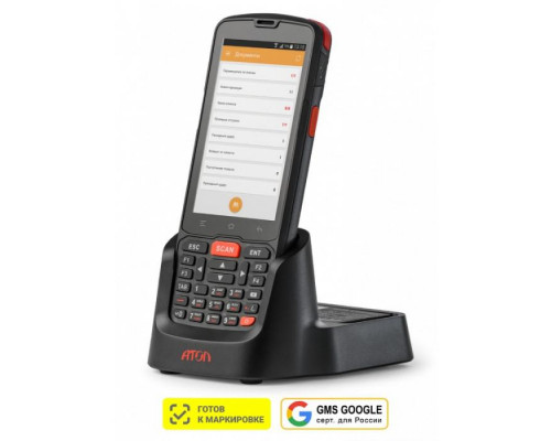 Купить Терминал сбора данных АТОЛ Smart.Slim Plus Полный (2D, 3/32Gb, WiFi/BT/NFC/LTE/GPS, Камера, БП, Andr.10 GMS) от Атол