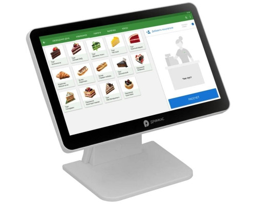 Купить Сенсорный терминал 15.6" Вики Макс (N5095, 8/128Gb, WiFi/BT, белый, WinIoT) от Дримкас